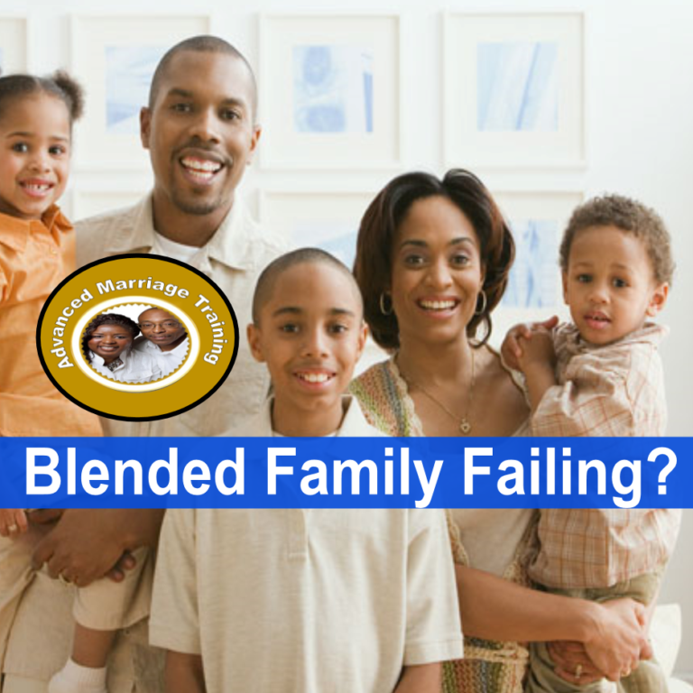 Blended family marriage
