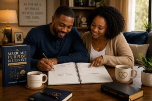 Section 2 – Why This Workbook? Use a comparison layout. The Book The Workbook Discover God's assignment. Build your plan. Learn the principles. Complete guided exercises. Understand your purpose. Create your Marriage Blueprint Portfolio™.