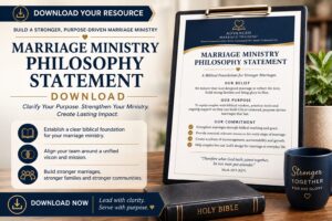 Marriage Ministry Philosophy Statement Download