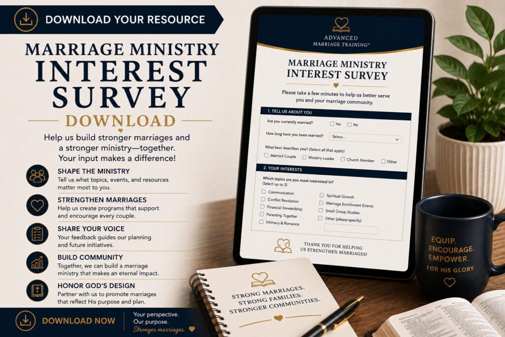Marriage Ministry Interest Survey Download